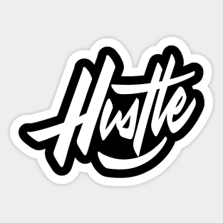 Hustle Lettering Sticker